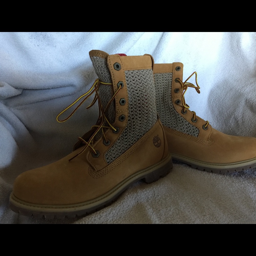 Timberland Open Weave & Leather Boot